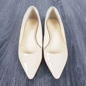 IVANKA TRUMP Annulio Nude Cream Leather Flats 7